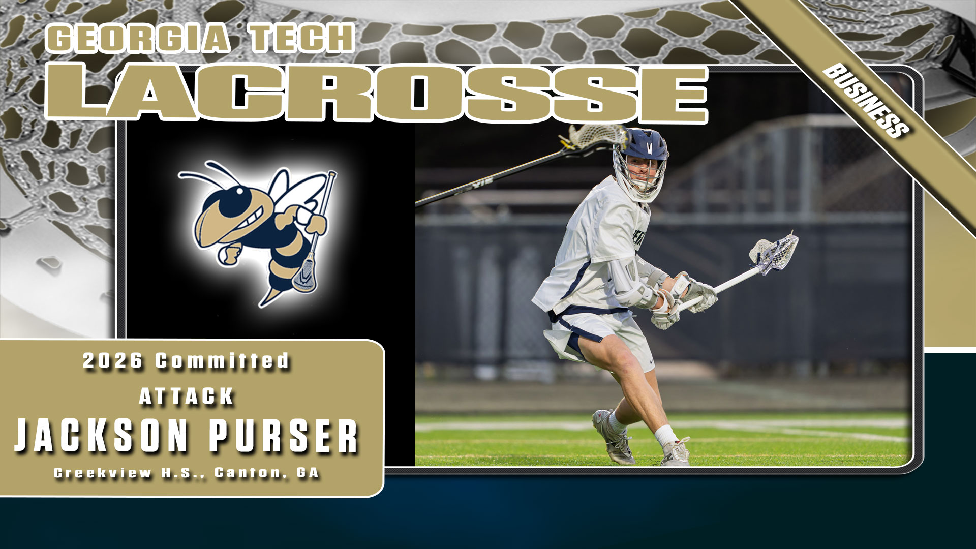 Jackson Purser Commits to Georgia Tech for the 2026-27 Season!
